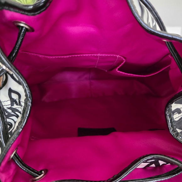 Coach Y2K Poppy Daisy Floral Graffiti Nylon Backpack - Picture 13 of 15